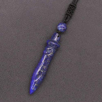 Egyptian pendulum stone necklace